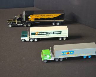 Central Storage, Hanover Wire Cloth and Trans America Die Cast Trucks