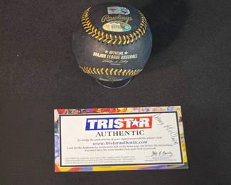 Denny McClain Signed Baseball TriStar Authenticated