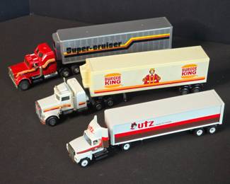 Super Cruiser, Burger King and UTZ Die Cast Trucks