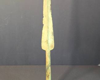 Greek Bronze Spear Head 400 BC Replica
