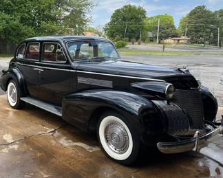 1939 Cadillac series 61. Only 13,000 miles. GM 350 cubic inch V8 engine three speed automatic transmission. Power brakes. Power steering. Cruise control. Air conditioning. Tilt steering wheel. Moonroof. New interior carpeting. Radio and CD player.