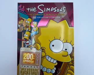 The Simpsons Season 9 DVD Collectors Edition. Season nine of The Simpsons in excellent condition ready for adding to the serious collectors shelf.
Note photos for details and condition. Measurements taken under field conditions are approximate within 1/2". Feel free to reach out with any questions.
