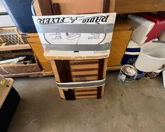This is an original Jenny Lind Bassinet, broken down and lovingly stored with hardware, ready to be reassembled and used!
Note photos for details and condition. Measurements taken under field conditions are approximate within 1/2". Feel free to reach out with any questions.