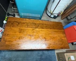 A vintage wooden chest with measurements of 23.5" tall, 45" long, and 22.5" wide. No specific brand or year identified. The chest features a sturdy build and a classic design, perfect for storage or as decorative furniture.
Note photos for details and condition. Measurements taken under field conditions are approximate within 1/2". Feel free to reach out with any questions.