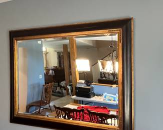 Large Wall Mirror. Large Wall Mirror, measures apex 38” x 53”. A statement piece to add dimension and attractive decor to the room.
Note photos for details and condition. Measurements taken under field conditions are approximate within 1/2". Feel free to reach out with any questions.
Items are heavy and we do not assist with loading. Be sure to bring adequate help and a large enough vehicle for large items. If you need assistance, call Denny for an estimate for delivery. (720) 393-0204.