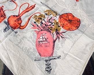 Lot of vintage square table cloth. This lot has one vintage printed linen square table cloth and one white damask table cloth with four napkins. They are in good condition for items of this age and use.
Note photos for details and condition. Measurements taken under field conditions are approximate within 1/2". Feel free to reach out with any questions.
Items are heavy and we do not assist with loading. Be sure to bring adequate help and a large enough vehicle for large items. If you need assistance, call Denny for an estimate for delivery. (720) 393-0204.
