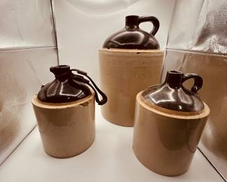 Clay Jug Collection
This is a set of three antique clay jugs, one has a broken handle, the other two are in very good condition for items of this age and use.
Note photos for details and condition. Measurements taken under field conditions are approximate within 1/2". Feel free to reach out with any questions.
Items are heavy and we do not assist with loading. Be sure to bring adequate help and a large enough vehicle for large items. If you need assistance, call Denny for an estimate for delivery. (720) 393-0204.