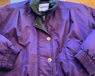 Obermeyer Ladies Ski Outfit Lot. Includes: 1990s Obermeyer purple ski jacket (Size 12), black ski pants, black mittens (Sportina), and a Lange duffel bag for gear with a compartment for boots.
Note photos for details and condition. Measurements taken under field conditions are approximate within 1/2". Feel free to reach out with any questions.
Items are heavy and we do not assist with loading. Be sure to bring adequate help and a large enough vehicle for large items. If you need assistance, call Denny for an estimate for delivery. (720) 393-0204.