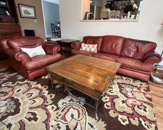 Well Loved Sofa and Chair
This is a well loved set that still has a lot of life if given some TLC. Hardwood Frame, Couch is 88” Long x 39” deep. Chair is 43” Wide x 39” Deep. Super comfortable. Item is heavy. Winner must bring adequate help and vehicle size for pick up.
Note photos for details and condition. Measurements taken under field conditions are approximate within 1/2". Feel free to reach out with any questions.