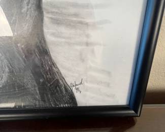 Framed Pencil Drawing Artwork by John Ward
Pencil on paper drawing signed by the artist 'J. Ward' and dated '96'. The artwork is framed and measures approximately 18x24 inches.
Note photos for details and condition. Measurements taken under field conditions are approximate within 1/2". Feel free to reach out with any questions.
Items are heavy and we do not assist with loading. Be sure to bring adequate help and a large enough vehicle for large items. If you need assistance, call Denny for an estimate for delivery. (720) 393-0204.