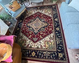 Beautiful Safavieh Heritage Collection Red Heriz Area Rug. This is a beautiful wool area rug in deep jewel tones, including navy and neutrals and a bit of red. It is in excellent condition. Year: 2021, Brand: Safavieh, Model: HG628A, Size: 8' x 10', Material: 100% Wool Pile
Note photos for details and condition. Measurements taken under field conditions are approximate within 1/2". Feel free to reach out with any questions.
Items are heavy and we do not assist with loading. Be sure to bring adequate help and a large enough vehicle for large items. If you need assistance, call Denny for an estimate for delivery. (720) 393-0204.