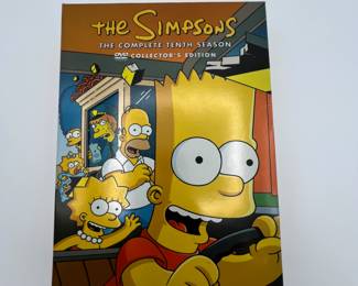 The Simpsons Season 10 - Hollywood! Enjoy season 10 when The Simpsons leave Springfield on a little trip! Don’t miss the hijinks of a Simpsons family adventure in season 10.
Note photos for details and condition. Measurements taken under field conditions are approximate within 1/2". Feel free to reach out with any questions.