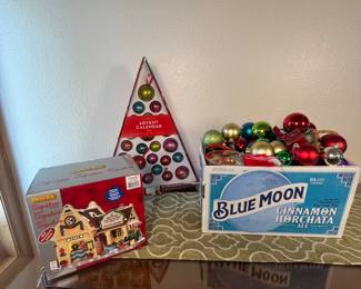 Starbucks Advent Ornaments and Shatter Proof Ornament Lot. This is a lot of Christmas Decor that includes a set of cookie cutters, shatter proof ornaments and a Starbucks Advent Calendar. There is no gift card in the Starbucks set, but the ornaments can be re-filled and and re-used or repurposed.
Note photos for details and condition. Measurements taken under field conditions are approximate within 1/2". Feel free to reach out with any questions.
Items are heavy and we do not assist with loading. Be sure to bring adequate help and a large enough vehicle for large items. If you need assistance, call Denny for an estimate for delivery. (720) 393-0204.