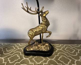 Vintage Home Decor Lot
This collection features a solid brass lamp with a deer base, a Colorado Classic! Included in this lot is an elegant fabric foot stool with fringe detailing and a modern gold circular candle pillar holder. They are in very good condition.
Note photos for details and condition. Measurements taken under field conditions are approximate within 1/2". Feel free to reach out with any questions.
Items are heavy and we do not assist with loading. Be sure to bring adequate help and a large enough vehicle for large items. If you need assistance, call Denny for an estimate for delivery. (720) 393-0204.