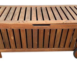 IKEA pplar Wooden Garden Storage Bench