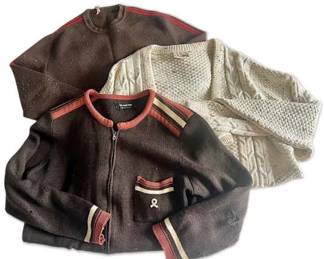 3 Vintage Sweaters 2 Pure Wool, 1 Made in Italy