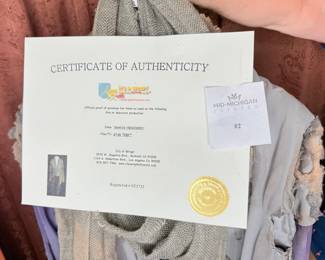 Certified Authentic "Khan's Henchmen" Star Trek Costume Tv/Film.
Registered Number ST1722. Includes Shirt, Pants and Sash.