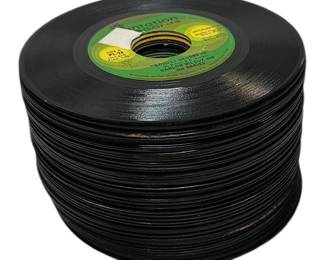 60 Vintage Vinyl Singles 45 RPM