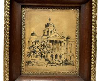 Framed Coryell County Courthouse Print