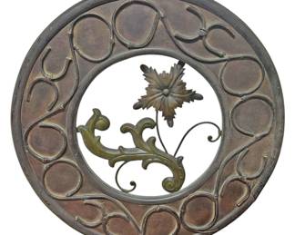 Metal Floral Country Wall Decor