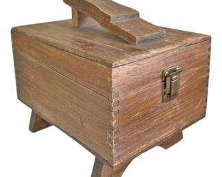Vintage Shoeshine Box Supplies