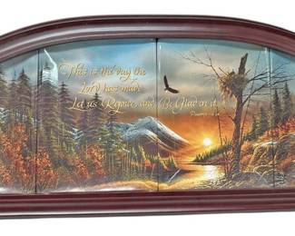 Terry Redlin Psalms Bradford Plates Display