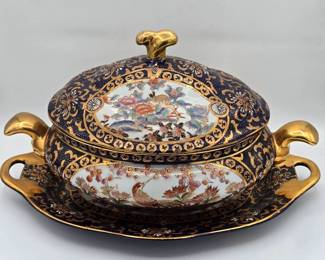 Gorgeous Vintage Tureen with Underplate