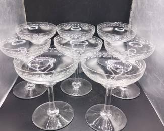 (8) Glasses, Glow Green in Ultraviolet Light