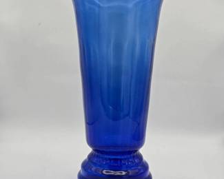 Large Cobalt Art Deco Style Vase