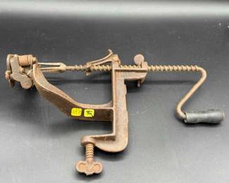 Antique “STAR” Apple Peeler Corer, Patented 1885
