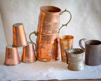 Copper Cups, Mugs & More