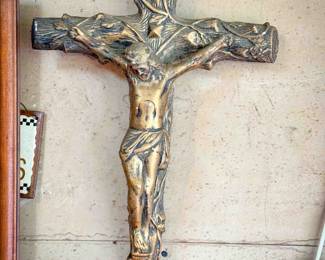 Plaster Wall Crucifix