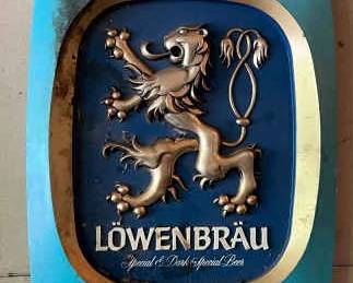 18” LOWENBRAU Beer Sign