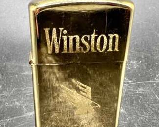 Vintage Golden Winston Lighter