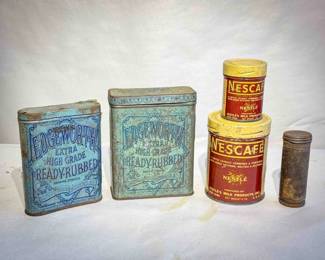 Vintage Tins & Products Feat. EDGEWORTH READY RUBBED