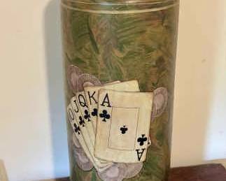 Playing Card Umbrella Stand
