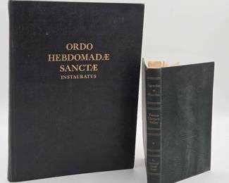 "Ordo Hebdomadæ Sanctæ Instauratus" & "Sacerdos et Pontifex: Letters to a Bishop-Elect"