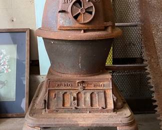 Atlanta Stove Works 32” Cast Iron Stove