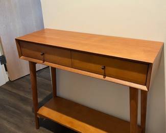 Hallway/entry table - solid wood - West Elm, brand new