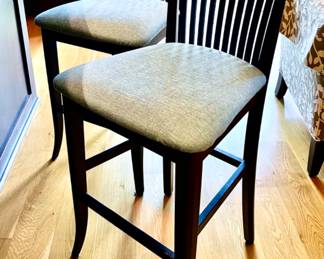 Another shot of backed stools for counter/bar