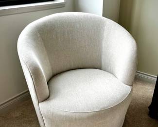 Gorgeous upholstered swivel chair