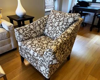 Side chair - patterned, perfect condition, super comfortable - 1 of 2