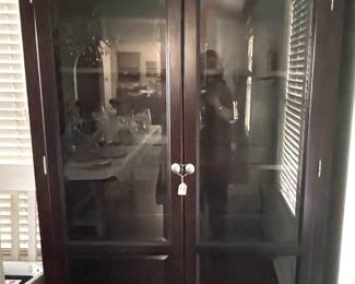 Lighted china cabinet