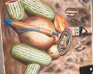 5ft by 5ft Oil on Canvas