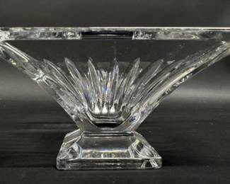 Waterford footed square bowl