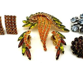 Vintage rhinestone jewelry
