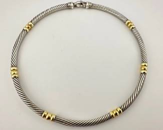 14kt sterling David Yurman choker