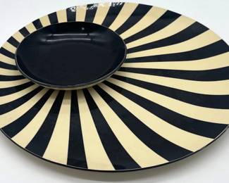 1960s psychedelic serving tray