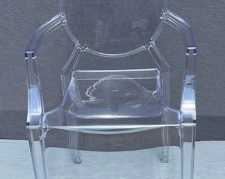 Acrylic ghost armchair