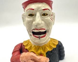 Cast iron mechanical bank (reproduction)
